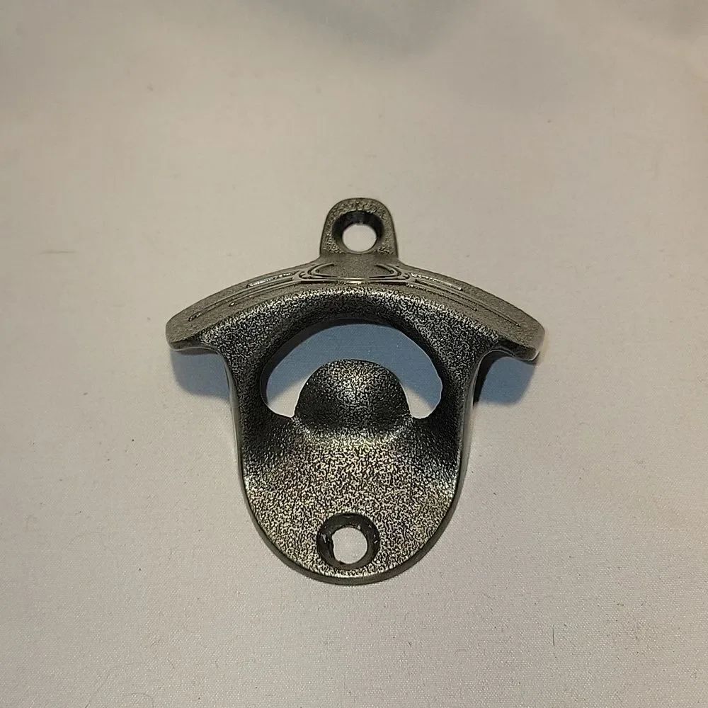 Wall hung bottle opener